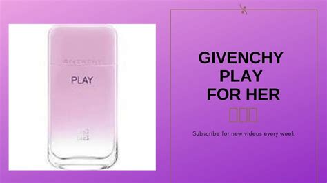 givenchy play review|givenchy play for women.